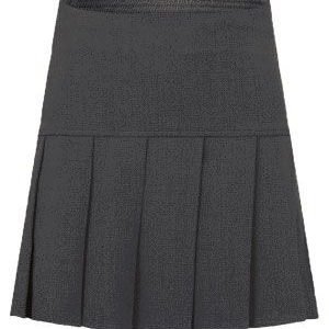 Girls Grey Drop Pleat Skirt