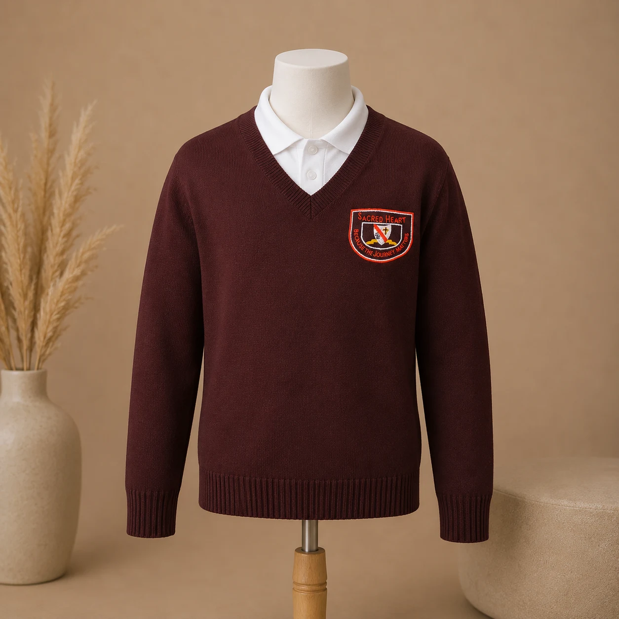 Sacred Heart knitted Jumper - Image 2
