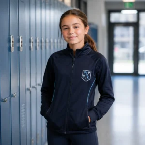 Westhoughton High School Full Zip P.E Top- Girls