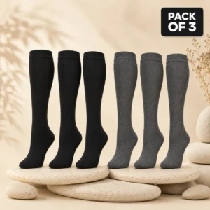 Knee High School Socks - 3 pack