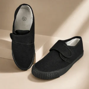 Unisex Velcro Pumps - Black