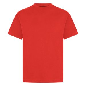 Adult Crew Neck T-Shirts (red)