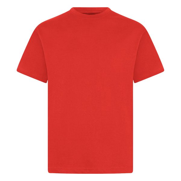 Adult Crew Neck T-Shirts (red)