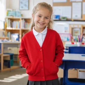 Plain Sweatshirt Cardigan junior