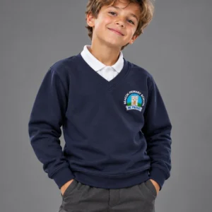 V neck jumper Beacon Primary School